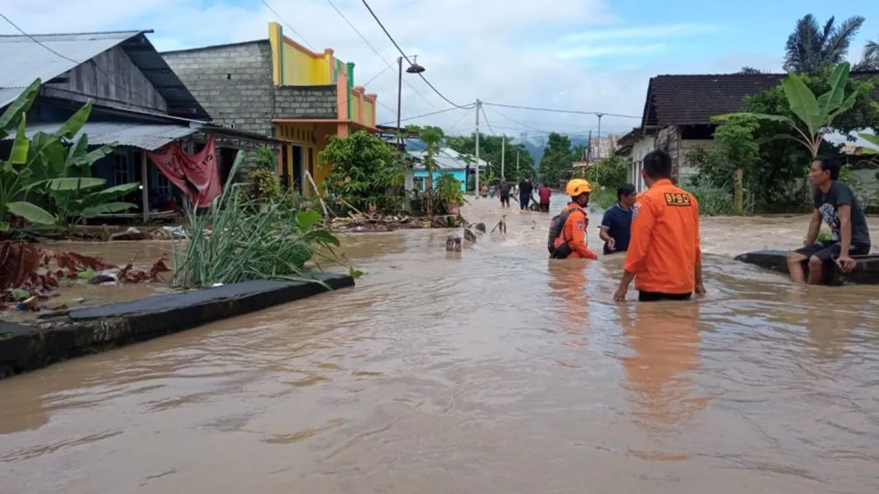 BNPB Laporkan 1.893 Warga Terdampak Banjir di Bolaang Mongondow