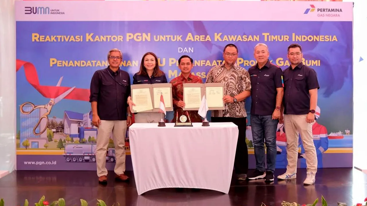 PGN Teken 2 MoU Pengembangan Pemanfaatan Gas Bumi untuk Bidik Potensi 15 BBTUD Sulawesi